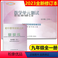 数学堂堂练+单元测试 九年级/初中三年级 [正版]2023年新版初中数学单元测试九年级数学双基过关堂堂练9年级上下册20