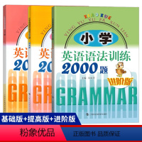 [正版]小学英语语法训练2000题 基础+提高版+进阶版全3册 三四五六年级小学英语知识大全小升初阅读理解小学英语训练