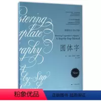 [正版]圆体字/美国英文书法手册