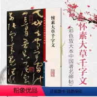 [正版]怀素大草千字文 彩色放大本中国著名碑帖 孙宝文繁体旁注草书行书法帖毛笔书法字帖临摹书籍 上海辞书出版社 书法篆