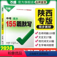 语文 陕西省 [正版]2024陕西语文陕西155篇名句默写中考专项训练总复习初三古诗词曲文言文现代诗文初中七八九年级万维