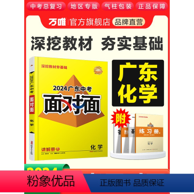 化学. 广东省 [正版]2024广东化学面对面初三总复习全套资料七八九年级初三化学模拟题训练历年中真题卷辅导书资料万维教