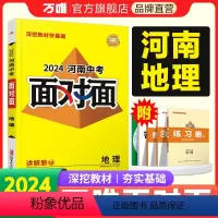 地理 河南省 [正版]2024河南地理面对面初三总复习全套资料七八九年级初三语文模拟题训练历年中真题卷辅导书资料万维教育