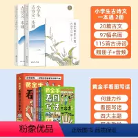 [共6册]小学生古诗文一本通+黄金手看图写话三步走 小学通用 [正版]小学生古诗文一本通上下全套2册三四五六年级小学语文