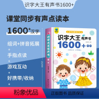 识字大王有声书1600+字词 [正版]会说话的认知小百科幼儿早教有声书 宝宝手指点读发声书中英双语幼小衔接学前儿童点读书