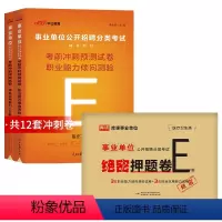 事业单位E类[考前冲刺卷+绝密押题卷] [正版]库课2024年事业单位考试e类冲刺押题密卷职测综合考试真题试卷题库医疗卫