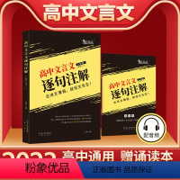 -勿拍- 全国通用 [正版]巨微2024年高中文言文逐句注解历年真题库试卷解析语文专题专项训练初中300识字高频实词手册