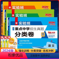 3本:语文+数学+英语 真题分类卷[全国通用] 小学升初中 [正版]备考2024 新版小升初实验班百所重点中学招生真题分