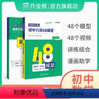 数学 初中通用 [正版]几何48模型 中考数学必会几何模型解题通法技巧大全 七八九年级初一初二中考数学专项训练几何专题秘