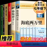 [老师推荐完整版 6册] 七下全套 [正版]海底两万里和骆驼祥子原着老舍 国一下册阅读课外书