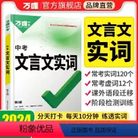 中考文言文实词 初中通用 [正版]2024初中文言文实词虚词专项训练阅读理解全解七八九年级初一初二初三资料书语文古汉语常