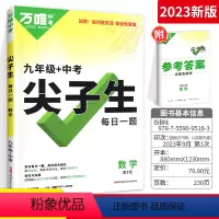 9年级[数学]通用版 初中通用 [正版]万唯尖子生七八九年级数学物理化学每日一题初中培优练拔高初一三二上.下册专项训练题