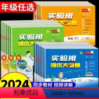 [3本-江苏专版]语文人教+数学苏教+英语译林 三年级下册 [正版]2024春实验班提优大考卷小学一年级培优试卷测试卷上