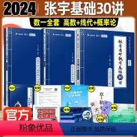 2024数三张宇30讲+300题+1000题(书课包) [正版]店书课包2025张宇考研数学基础30讲300题张宇强化3
