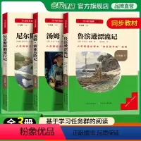 六下《全套3本》 [正版]名校课堂快乐读书吧六年级下册全套必读尼尔斯骑鹅旅行记汤姆索亚历险记鲁宾逊漂流记小学生课外阅读书
