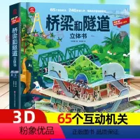 正版[桥梁和隧道]立体书 [正版]桥梁和隧道立体书儿童立体书3d翻翻书 3-6-8岁以上小学生课外建筑工程科普启蒙类书籍