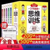 了不起的思维训练书[全5册] [正版]了不起的思维训练书5册 幼儿全脑开发专注力训练智力游戏书小学生趣味闯关儿童数独入门