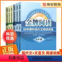 现代文阅读训练+文言文阅读训练 九年级 [正版]金牌阅读七八九年级现代文文言文阅读训练 初中生789年级上册下册语文阅读