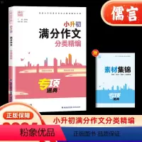 满分作文分类精编 小学升初中 [正版]2024新版通城学典小升初满分作文分类精编人教版六年级升初一满分作文素材高分范文精