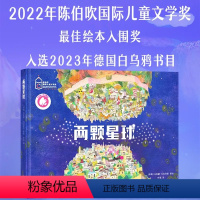 两颗星球 [正版]陈伯吹国际儿童文学奖两颗星球精装绘本 2-8岁儿童哲思益智启蒙绘本情商马苏德·戈拉拜里著绘学会换位思考