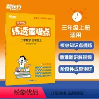 三年级上册 小学通用 [正版]练透重难点 小学数学 一二三四五六年级上册 小学生数学辅导资料教辅思维练习训练小学数学培优