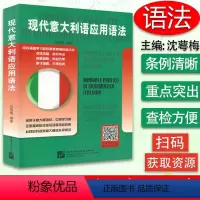 [正版]现代意大利语应用语法 适用于意大利语初级中级学习者 意大利语水平考试用书 入门零基础教程 意大利语语法 北京语