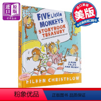 [正版] 中商原版五只小猴子5个故事合集 英文原版绘本 Five Little Monkeys 精装 廖彩杏书单