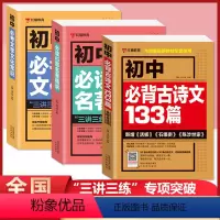 (3本)初中语文3本套装 初中通用 [正版]红猫初中必背古诗文133篇+初中必读12部名著精讲+初中必考文学文化常识七年