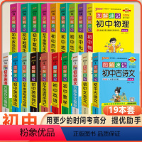 (全科19本)初中全套 19本 初中通用 [正版]2024春PASS绿卡图书图解速记初中语文数学英语物理化学地理生物历史