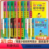 (全科19本)初中全套 19本 初中通用 [正版]2024春PASS绿卡图书图解速记初中语文数学英语物理化学地理生物历史