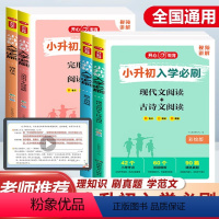 [正版]新版小升初入学必刷 语文现代文古诗文阅读满分作文数学易错题英语完形填空阅读理解小学六年级专项训练真题卷总复习辅