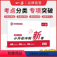[语文]一本小升初冲刺新卷 小学升初中 [正版]一本小升初冲刺新卷三步分类练真题卷 2024小升初必刷题总复习试卷人教版