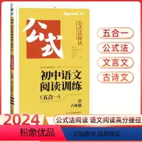 巅峰训练 语文阅读训练五合一 八年级/初中二年级 [正版]2024版星火英语初中巅峰训练八年级英语完形填空与阅读理解听力