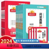 语文 阅读真题 蓝天版 2024 小学一年级 [正版]2024新版阳光同学百校名师阅读真题80篇蓝天版彩虹版一年级上下册