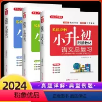 [3本]小升初总复习语文+数学+英语 小学升初中 [正版]小升初语文基础知识强化训练数学英语毕业总复习六年级下册衔接阅读