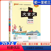 初中文言文学霸笔记 初中通用 [正版]初中文言文完全解读语文必背古诗词翻译人教版七八九年级绿卡必背古诗文大全集译注及赏析