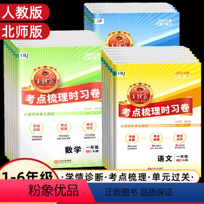 考点梳理时习卷-语文[人教版] 六年级下 [正版]2023试卷培优100分考点时习卷一二三四五六年级下册语文数学英语人教
