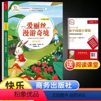 [正版]快乐读书吧爱丽丝漫游奇境六年级下册爱丽丝梦游仙境小学6年级课外书名著儿童读物彩图故事书商务印书馆学习版