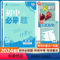 历史 九年级上 [正版]2024新版初中九年级上册历史人教版RJ 初三9九上中考复习资料 初中 初中同步试卷练习册中考题