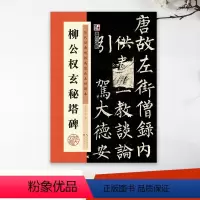 [正版]字帖 历代经典碑帖高清放大对照本 柳公权玄秘塔碑 中国古代毛笔书法碑帖彩色放大本临摹原碑拓本字帖 附释文