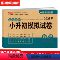 [正版]2023年名校冲刺 数学小升初模拟试卷 专项卷模拟卷真题卷 总复习必刷资料习题集 开心教育