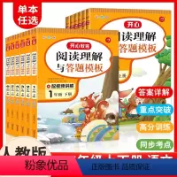 阅读理解与答题模板 一年级下 [正版]2023春阅读理解与答题模板四五六年级下册上册一二年级三年级语文同步阅读专项训练题