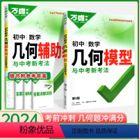 几何[辅助线+模型]2本套装 初中通用 [正版]初中几何模型辅助线七八九年级数学几何压轴题函数初中解题方法与技巧辅助线专