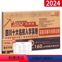 [正版]2024新四川十大名校招生真卷小升初真题卷人教版系统总复习四川入学语文试卷成都六年级分班考试卷百校联盟重点名校