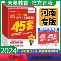 [7本套装]语数英物化政史 河南省 [正版]河南专版!2024金考卷河南中考45套汇编数学物理化学语文英语政治历史地理生