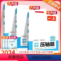 [3本]初中数学几何模型+函数+应用题 初中通用 [正版]2024初中数学压轴题七年级全一册人教版初一7上册下数学计算题