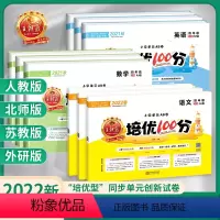 [人教版]语文+数学+英语(3本) 四年级上 [正版]2024版培优100分四年级上册下册数学 人教版RJ 小学4年级培