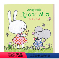 [正版]英文原版 Spring with Lily and Milo 莉莉和米洛的春天 精装 儿童英语启蒙阅读绘本 英