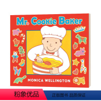 [正版]英文原版绘本 Mr Ckie Baker Board Bk Ed 烘焙师先生做饼干 幼儿启蒙认知图画纸板书 英