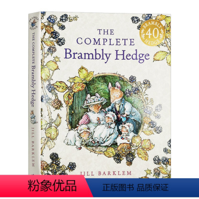 野蔷薇村的故事套装 [正版]野蔷薇村的一年 4册 A Year in Brambly Hedge 野蔷薇村的故事 英文原